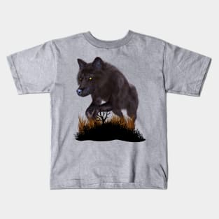 Awesome wolf Kids T-Shirt